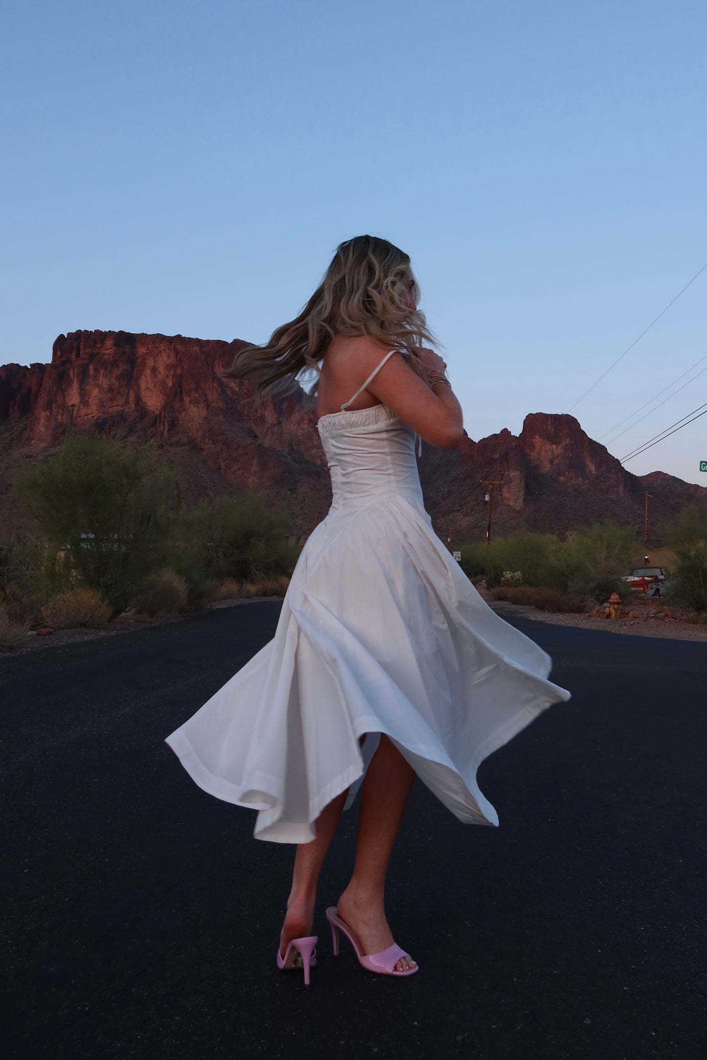 Milkmaid Maxi Dress | Pure White