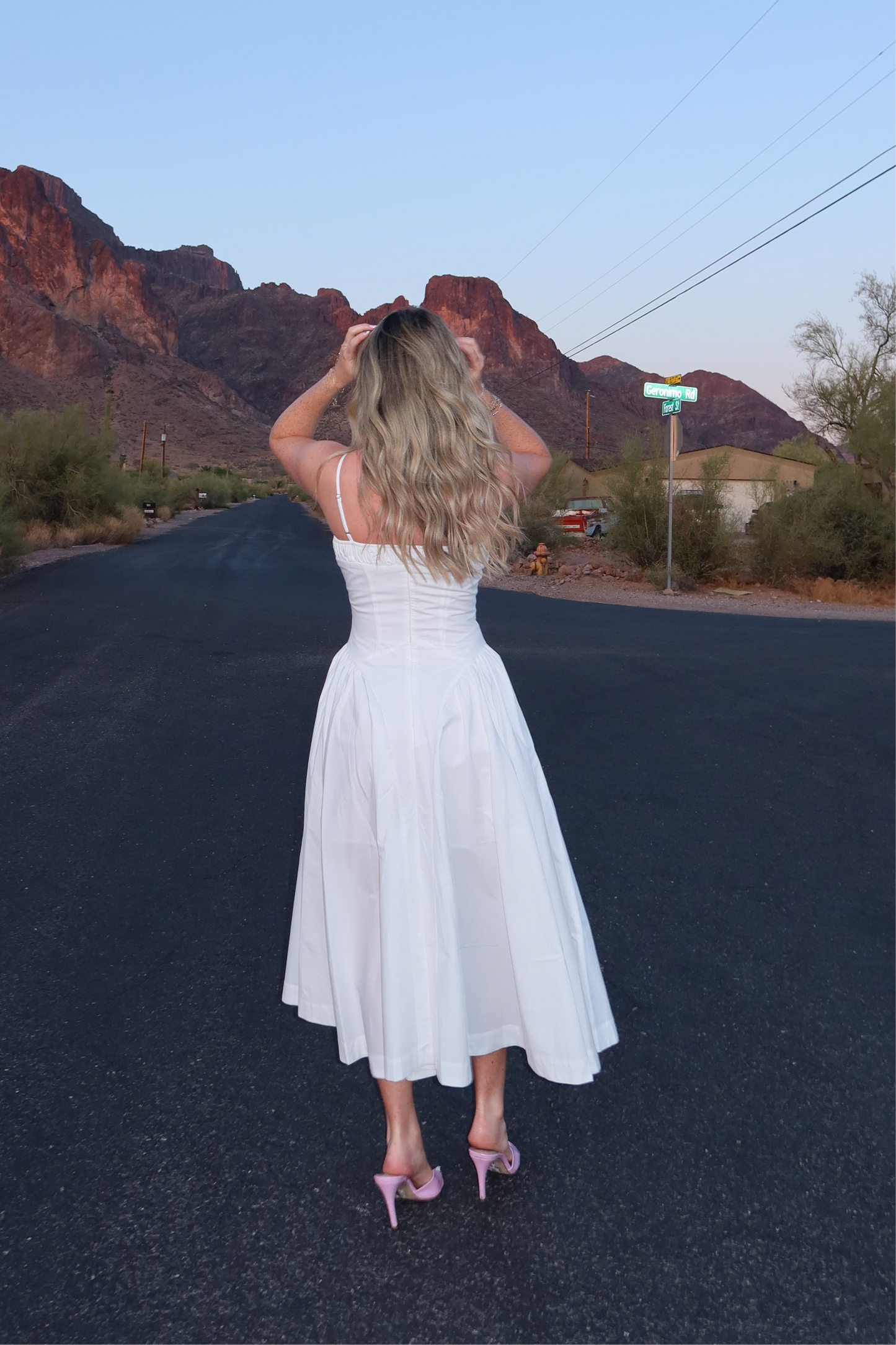 Milkmaid Maxi Dress | Pure White