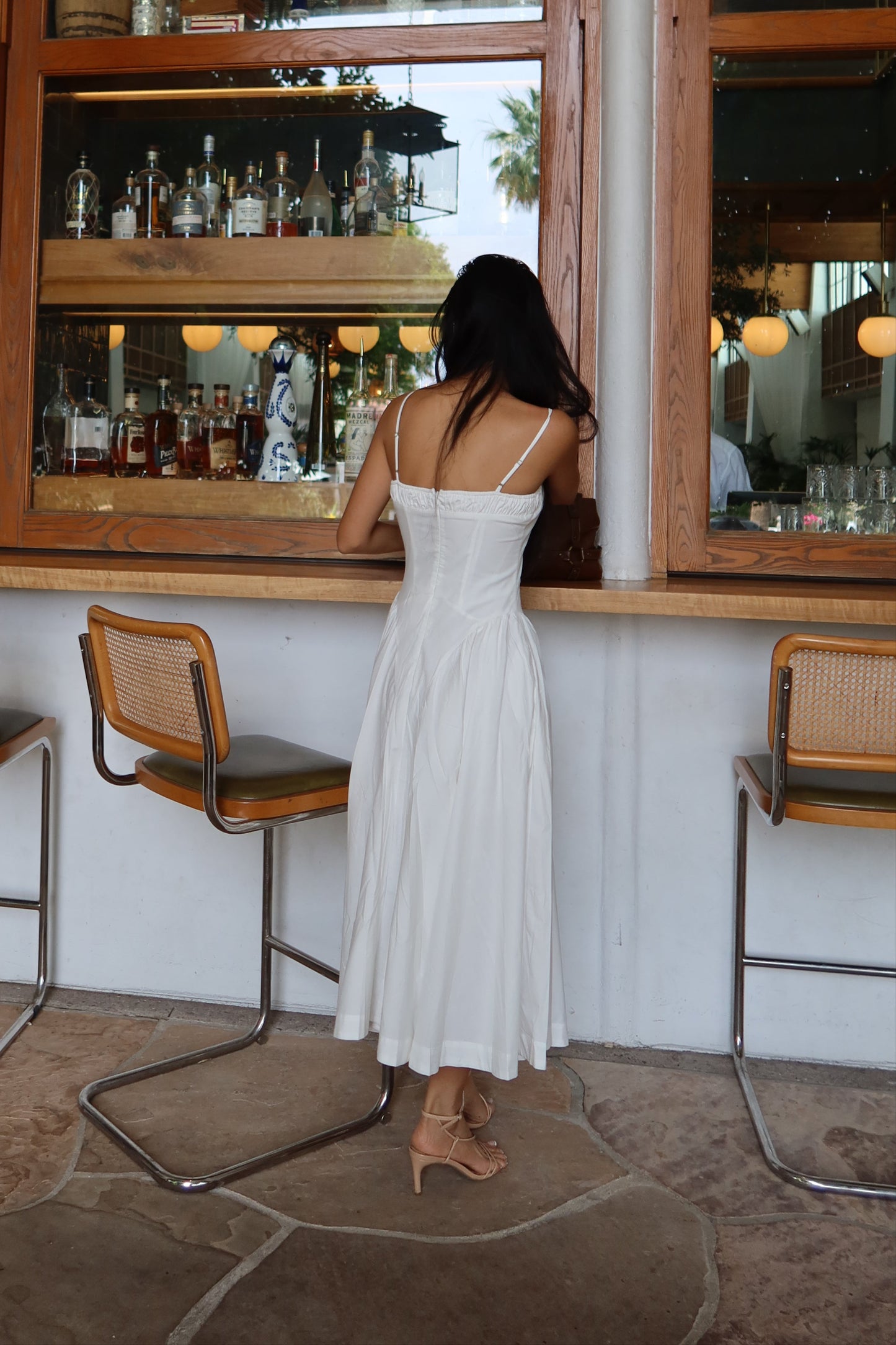 Milkmaid Maxi Dress | Pure White